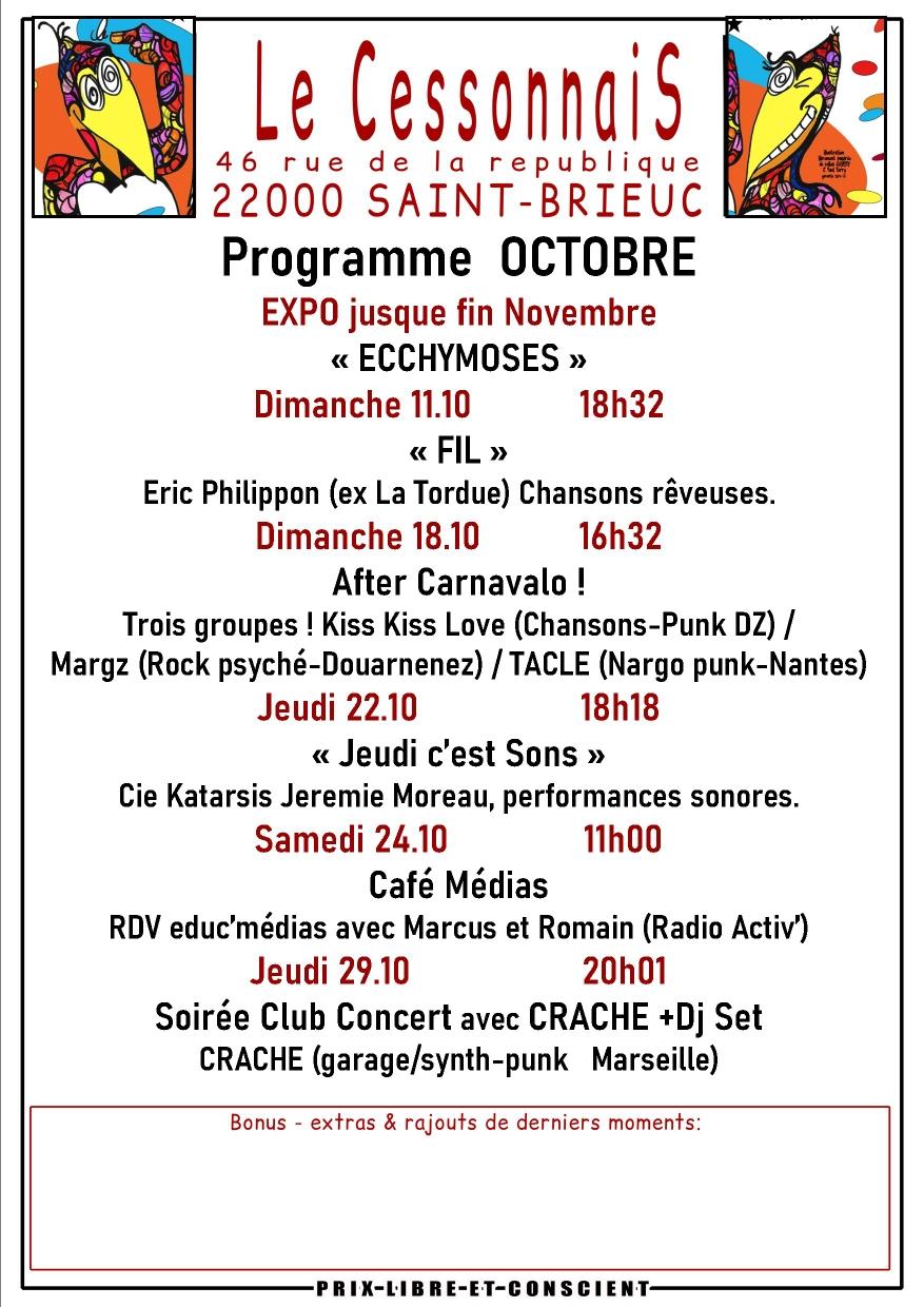 Octobre 1 page